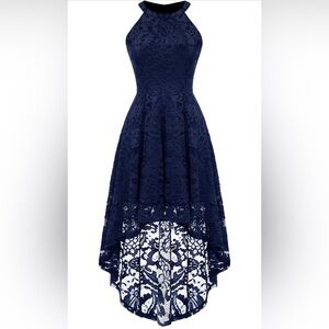 Dressystar Halter Hi-Lo Wedding Guest Dress Formal Dresses